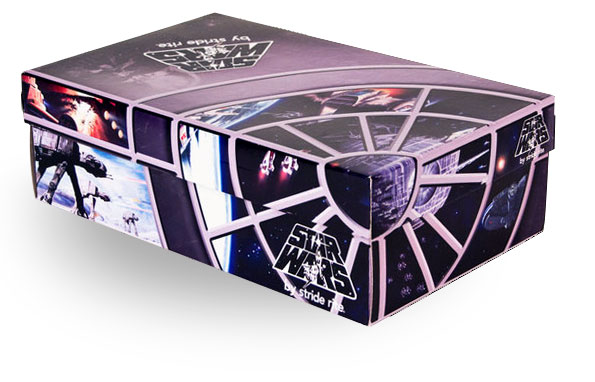 Star Wars Striderite cobranded shoeboxes
